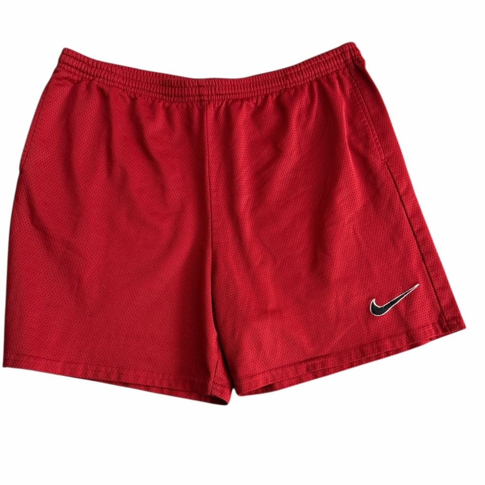 Nike Men’s Red Mesh Training Shorts XL Athletic Gym Running‎ Lightweight